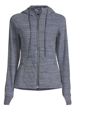 Avalanche Women's Heathered Zip Hoodie, Ice-Sky